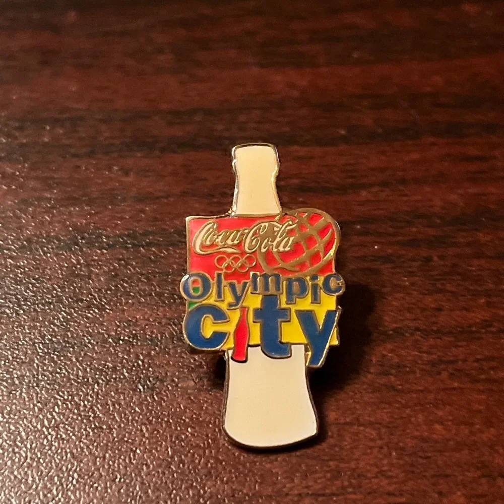 Coca-Cola Coke‎ Olympic City Lapel Pin
